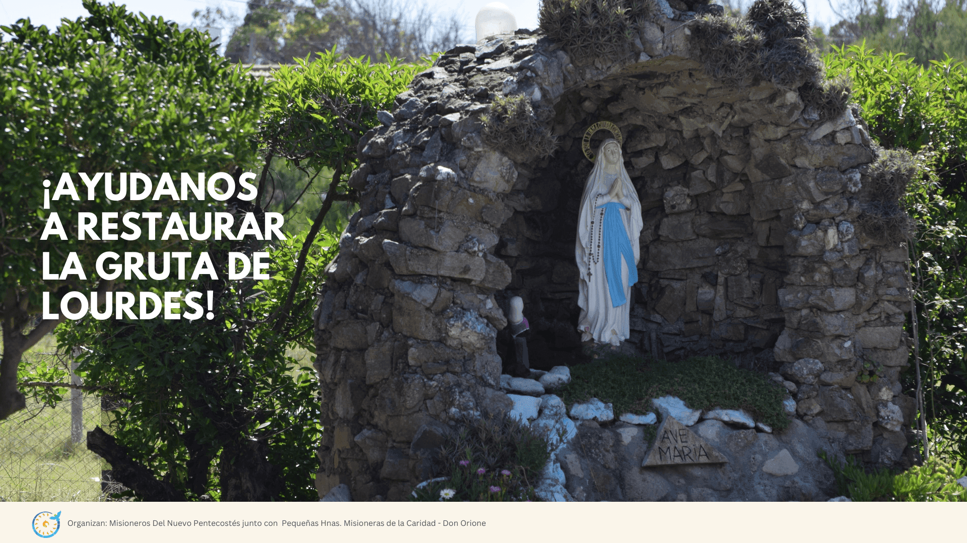 Bono Contribución Gruta de Lourdes, Casa de Espiritualidad Stella Maris Quequén